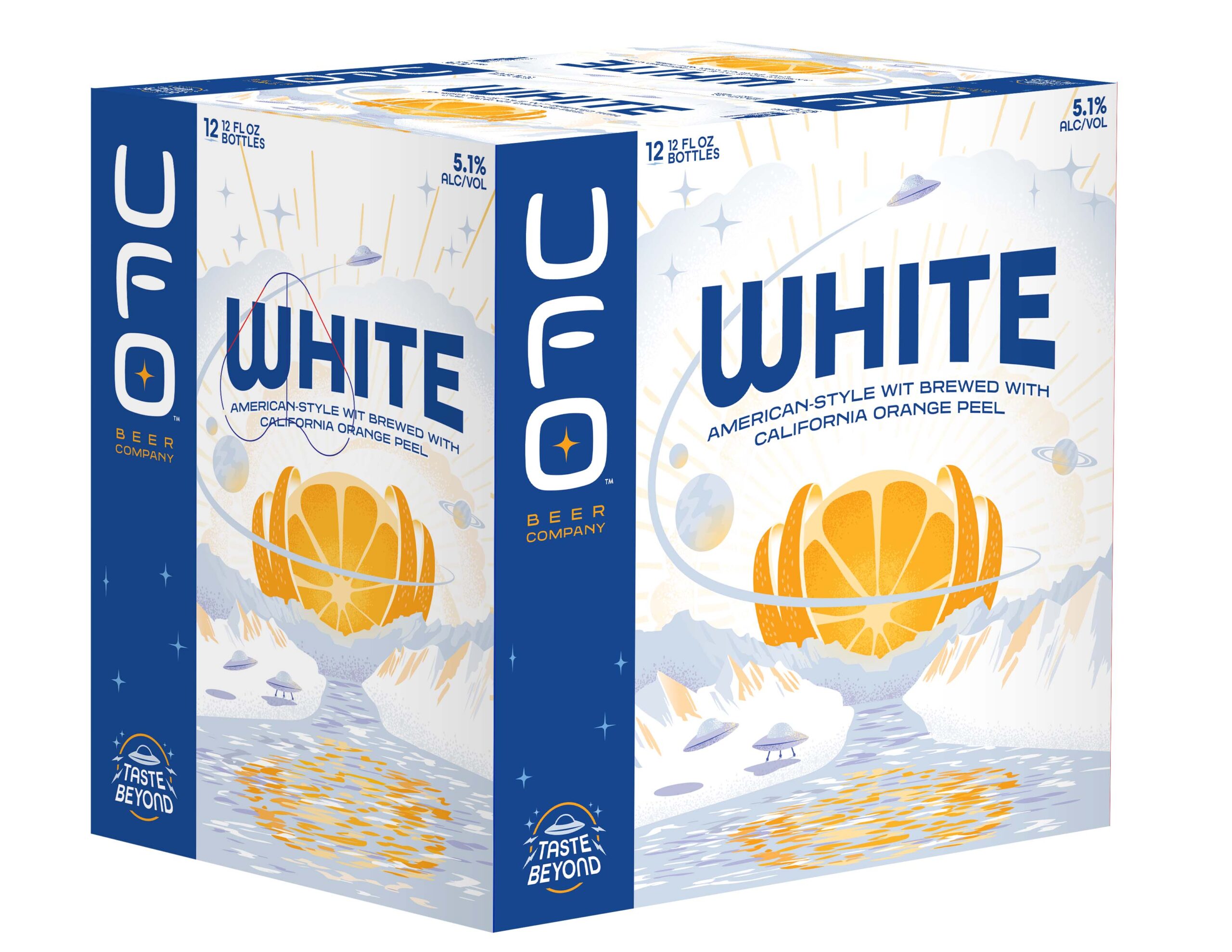ufo white 12 pack bottle