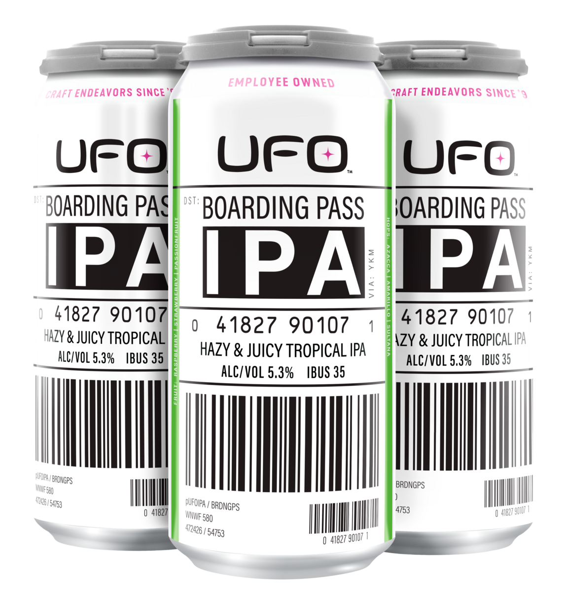 Boarding Pass IPA 16 oz can 4pack