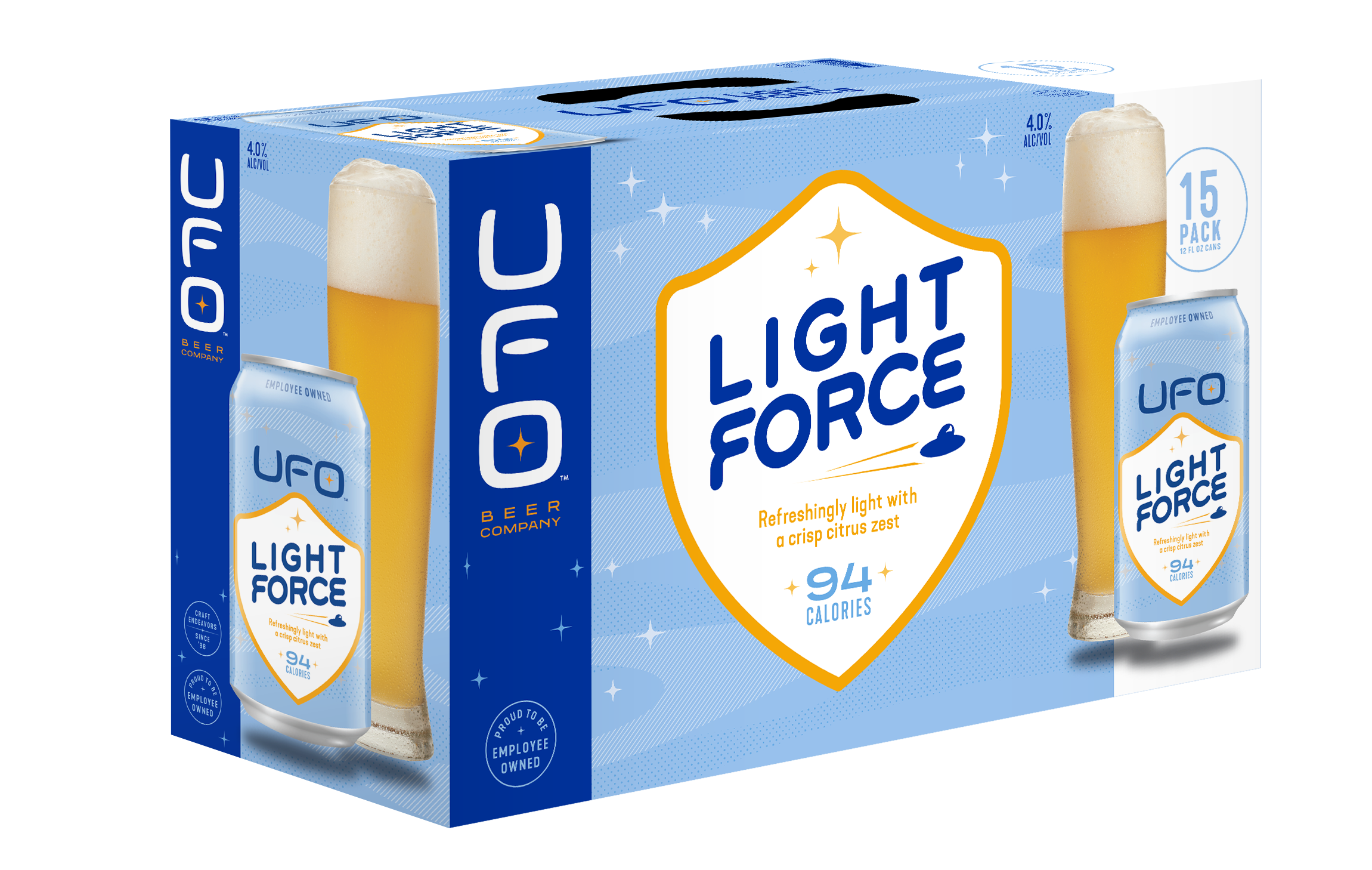 UFO Light Force 12 pack cans